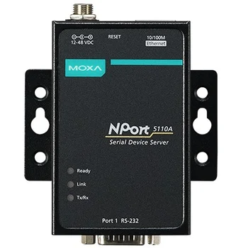 NPort 5110A 1-портовый усовершенствованный асинхронный сервер RS-232 в Ethernet MOXA
